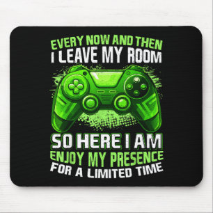 Lustiges Gamer-Shirt für Jungen Männer Teenager-Ge Mousepad