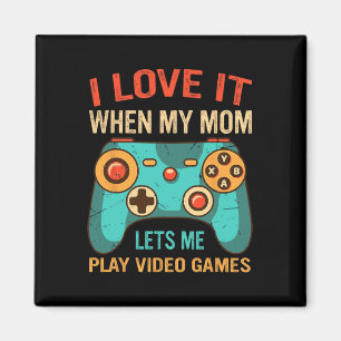 Lustiges Gamergeschenk für Jungen Konsole Videospi Magnet