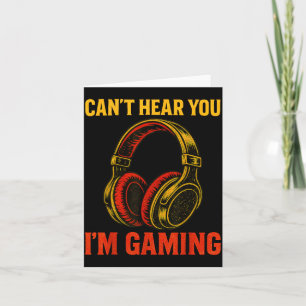 Lustiges Gaming-Gamer-Video Karte
