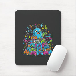 Lustiges Gaming hört nie auf  Mousepad