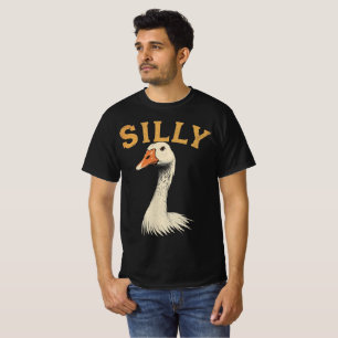 Lustiges Gänse-Grafik-T-Shirt – Dumme Gans T-Shirt