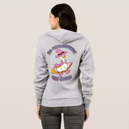 Lustiges Gänse-Hexen-T-Shirt Hoodie