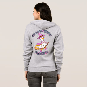 Lustiges Gänse-Hexen-T-Shirt Hoodie