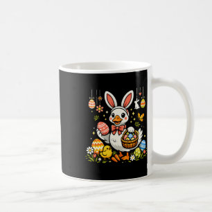 Lustiges Gänse-Outfit Osterohren Gänse-Hasen-Desig Kaffeetasse