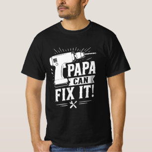 Lustiges Garagen-Vater-Mechaniker-Shirt für Väter, T-Shirt