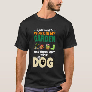 Lustiges Gartenhund-Gärtner-Geschenk für Hundebesi T-Shirt