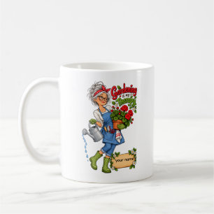 Lustiges Gärtnern Ist Meine Therapie Personalisier Kaffeetasse