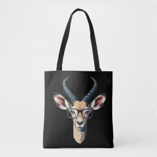 Lustiges Gazellengesicht für Safari- und Brillenli Tasche