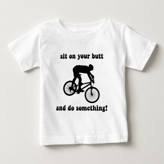 Lustiges Gebirgsradfahren Baby T-shirt (Vorderseite)