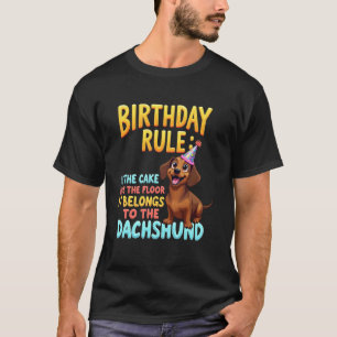 Lustiges Geburtstagsgeschenk Dachshund Hund T-Shirt