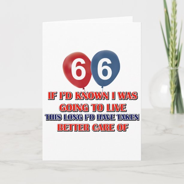 Lustiger 66 Geburtstag Geschenke Zazzle.ch