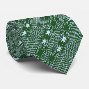 Lustiges Geeky Nerd Computer-Schaltkreis-Board-Mus Krawatte