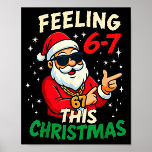 Lustiges Gefühl 67 Dieses Weihnachten Sechs Sieben Poster