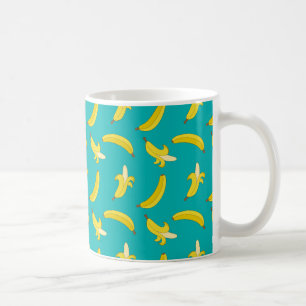Lustiges gegangenes illustriertes Muster der Kaffeetasse