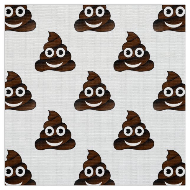 lustiges gekackt Emoji-Stoff Stoff (Muster)