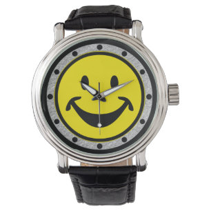 Lustiges Gelb + Ihr backg. u. Ideen Armbanduhr