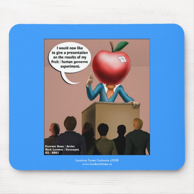 Lustiges Genom-Experiment-Qualitäts-Mauspad Mousepad (Vorne)