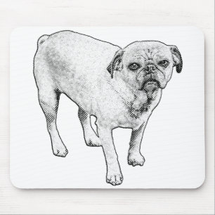 Lustiges gepunktetes Hundemauspad für kreative Arb Mousepad
