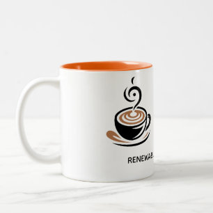Lustiges Geschenk Experte für erneuerbare Energien Zweifarbige Tasse