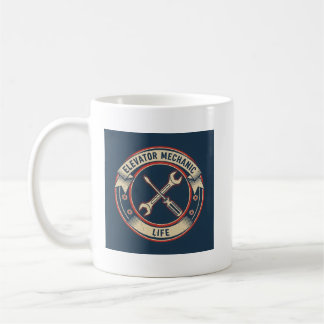 Lustiges Geschenk für Aufzugstechniker - Mechanike Kaffeetasse