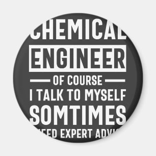 Lustiges Geschenk für Chemieingenieure Magnet