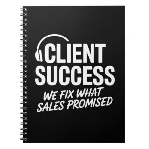 Lustiges Geschenk für Client Success Manager Notizblock