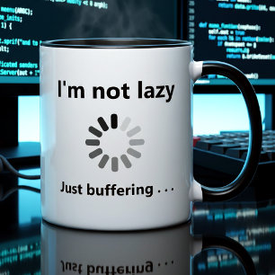 Lustiges Geschenk für Coder Anpassbarer Lade-Spr Kaffeetasse