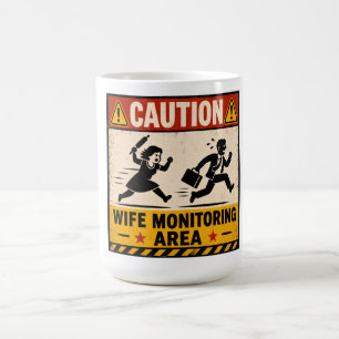 Lustiges Geschenk für Ehefrau Hochzeitshumor Verwandlungstasse