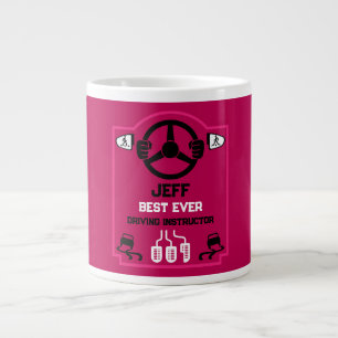 Lustiges Geschenk für Fahrlehrer Jumbo-Tasse