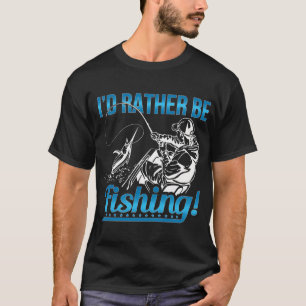 Lustiges Geschenk für Fischer. Hübsches T-Shirt fü
