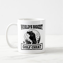 Lustiges Geschenk für größten das Golf-Betrüger Kaffeetasse