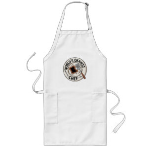 Lustiges Geschenk für Köche: World's Okayest Chef Lange Schürze