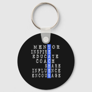 Lustiges Geschenk für Lehrer, Mentor, Coach für Sc Schlüsselanhänger