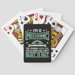 Lustiges Geschenk für Mechaniker Erwachsenen Humor Spielkarten