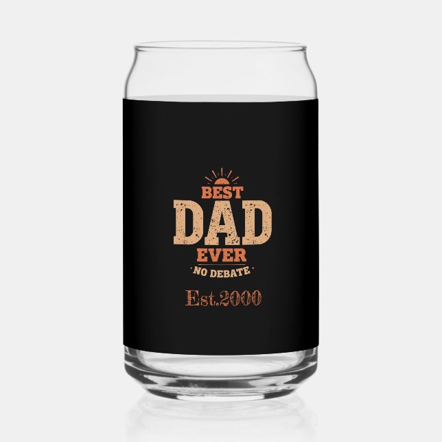 Lustiges Geschenk für Papa Dosenglas (Rückseite)