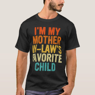 Lustiges Geschenk für Schwiegermutter mit Familien T-Shirt