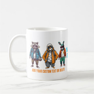 Lustiges Geschenk für Tiermode-Liebhaber Kaffeetasse