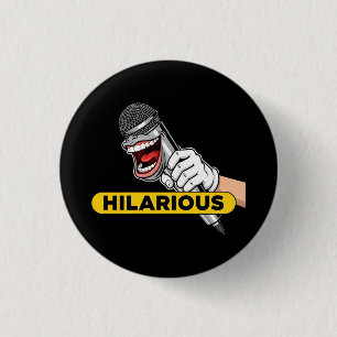 Lustiges Geschenk, Humor, Witz, urkomisch, Comedy- Button