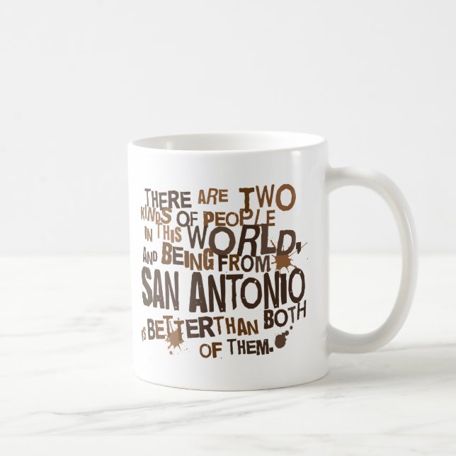 (Lustiges) Geschenk San Antonio Kaffeetasse (Rechts)