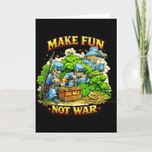 Lustiges Geschenk zum Bürgerkrieg Karte
