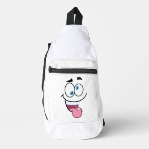 lustiges Gesicht Crossbody Bag