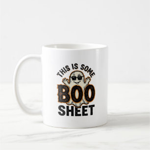Lustiges Gespenst Boo Sheet Vintage Halloween-Shir Kaffeetasse