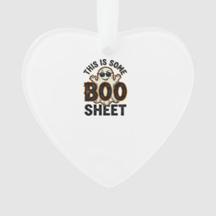 Lustiges Gespenst Boo Sheet Vintage Halloween Shir Ornament