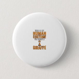 Lustiges Giraffen-Kostüm-Vektor-Shirt-Design_1 Button