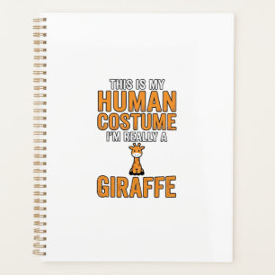 Lustiges Giraffen-Kostüm-Vektor-Shirt-Design_1 Planer