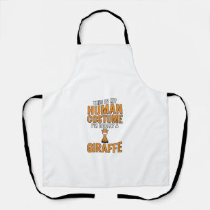Lustiges Giraffen-Kostüm-Vektor-Shirt-Design_1 Schürze