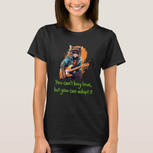 Lustiges Gitarren-Katzenkostüm für Katzenzucht und T-Shirt