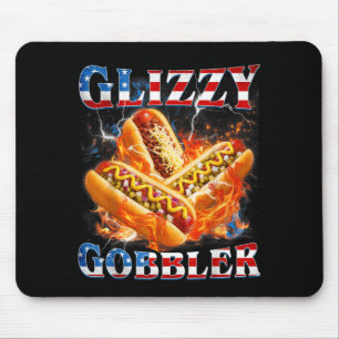 Lustiges Glizzy Gobbler Meme Witziger Hotdog Glizz Mousepad