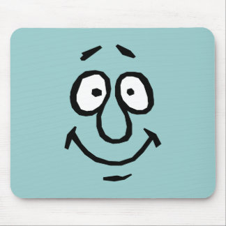 Lustiges glückliches Gesicht Mousepad