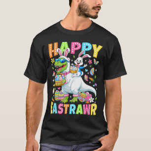 Lustiges glückliches Ostrawr-Kleinkind Jungen Kind T-Shirt